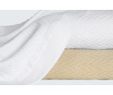 72" x 93" Magnificence White Twin XL Blanket